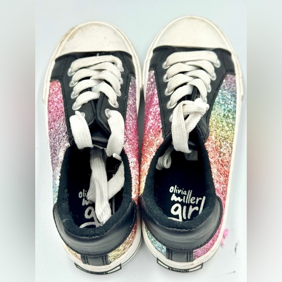 Olivia Miller Girl Sz 13 Glitter Sneakers - Picture 6 of 6